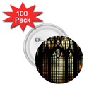 Stained Glass Window Gothic 1.75  Buttons (100 pack) 