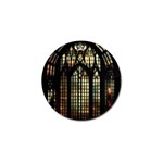 Stained Glass Window Gothic Golf Ball Marker (4 pack)