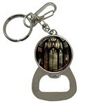 Stained Glass Window Gothic Bottle Opener Key Chain