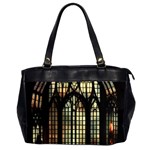 Stained Glass Window Gothic Oversize Office Handbag (2 Sides)