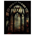 Stained Glass Window Gothic Drawstring Bag (Small)
