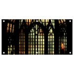 Stained Glass Window Gothic Banner and Sign 4  x 2 