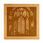 Stained Glass Window Gothic Wood Photo Frame Cube