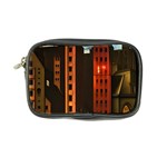 Sci-fi Futuristic Science Fiction City Neon Scene Artistic Technology Machine Fantasy Gothic Town Bu Coin Purse