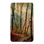 Woodland Woods Forest Trees Nature Outdoors Mist Moon Background Artwork Book Memory Card Reader (Rectangular)