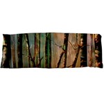 Woodland Woods Forest Trees Nature Outdoors Mist Moon Background Artwork Book Body Pillow Case Dakimakura (Two Sides)