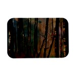 Woodland Woods Forest Trees Nature Outdoors Mist Moon Background Artwork Book Open Lid Metal Box (Silver)  