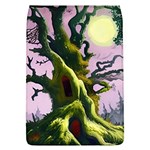 Outdoors Night Full Moon Setting Scene Woods Light Moonlight Nature Wilderness Landscape Removable Flap Cover (L)