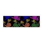 Pattern Repetition Snail Blue Sticker Bumper (10 pack)