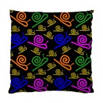 Pattern Repetition Snail Blue Standard Cushion Case (One Side)