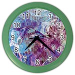 Blend Marbling Color Wall Clock