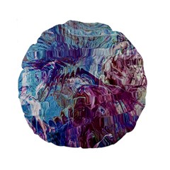 Blend Marbling Standard 15  Premium Round Cushions from UrbanLoad.com Front