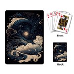 Starry Sky Moon Space Cosmic Galaxy Nature Art Clouds Art Nouveau Abstract Playing Cards Single Design (Rectangle)