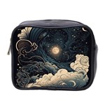 Starry Sky Moon Space Cosmic Galaxy Nature Art Clouds Art Nouveau Abstract Mini Toiletries Bag (Two Sides)