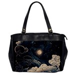 Starry Sky Moon Space Cosmic Galaxy Nature Art Clouds Art Nouveau Abstract Oversize Office Handbag