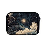 Starry Sky Moon Space Cosmic Galaxy Nature Art Clouds Art Nouveau Abstract Apple MacBook Pro 15  Zipper Case