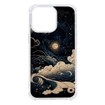 Starry Sky Moon Space Cosmic Galaxy Nature Art Clouds Art Nouveau Abstract iPhone 13 Pro TPU UV Print Case