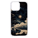 Starry Sky Moon Space Cosmic Galaxy Nature Art Clouds Art Nouveau Abstract iPhone 13 Pro Max TPU UV Print Case