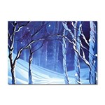 Landscape Outdoors Greeting Card Snow Forest Woods Nature Path Trail Santa s Village Sticker A4 (10 pack)