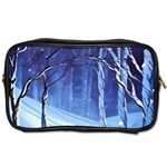 Landscape Outdoors Greeting Card Snow Forest Woods Nature Path Trail Santa s Village Toiletries Bag (Two Sides)