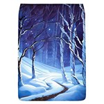 Landscape Outdoors Greeting Card Snow Forest Woods Nature Path Trail Santa s Village Removable Flap Cover (L)