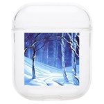 Landscape Outdoors Greeting Card Snow Forest Woods Nature Path Trail Santa s Village Soft TPU AirPods 1/2 Case