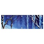 Landscape Outdoors Greeting Card Snow Forest Woods Nature Path Trail Santa s Village Banner and Sign 6  x 2 