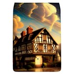 Village House Cottage Medieval Timber Tudor Split timber Frame Architecture Town Twilight Chimney Removable Flap Cover (L)