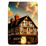 Village House Cottage Medieval Timber Tudor Split timber Frame Architecture Town Twilight Chimney Removable Flap Cover (S)