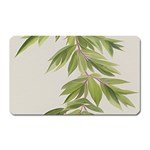 Watercolor Leaves Branch Nature Plant Growing Still Life Botanical Study Magnet (Rectangular)