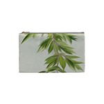 Watercolor Leaves Branch Nature Plant Growing Still Life Botanical Study Cosmetic Bag (Small)