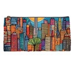 City New York Nyc Skyscraper Skyline Downtown Night Business Urban Travel Landmark Building Architec Pencil Case