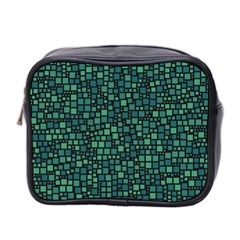 Squares cubism geometric background Mini Toiletries Bag (Two Sides) from UrbanLoad.com Front