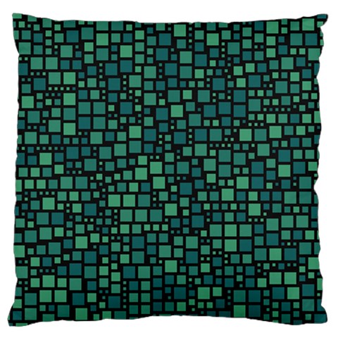 Squares cubism geometric background Standard Premium Plush Fleece Cushion Case (One Side) from UrbanLoad.com Front