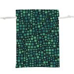 Squares cubism geometric background Lightweight Drawstring Pouch (XL)