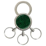 Confetti Texture Tileable Repeating 3-Ring Key Chain