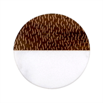 Confetti Texture Tileable Repeating Classic Marble Wood Coaster (Round) 