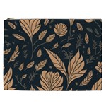 Background Pattern Leaves Texture Cosmetic Bag (XXL)