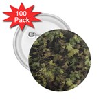 Green Camouflage Military Army Pattern 2.25  Buttons (100 pack) 