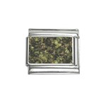Green Camouflage Military Army Pattern Italian Charm (9mm)