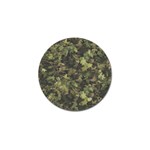 Green Camouflage Military Army Pattern Golf Ball Marker (4 pack)