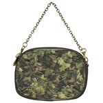 Green Camouflage Military Army Pattern Chain Purse (Two Sides)