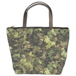 Green Camouflage Military Army Pattern Bucket Bag