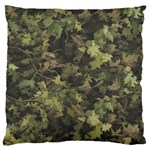 Green Camouflage Military Army Pattern Large Cushion Case (Two Sides)