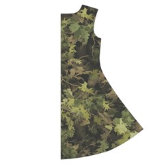 Green Camouflage Military Army Pattern Short Sleeve V Back Right