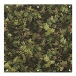 Green Camouflage Military Army Pattern Banner and Sign 4  x 4 