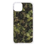 Green Camouflage Military Army Pattern iPhone 14 Plus TPU UV Print Case
