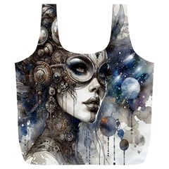 Woman in Space Full Print Recycle Bag (XXL) from UrbanLoad.com Front
