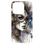 Woman in Space iPhone 14 Pro Black UV Print Case
