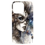 Woman in Space iPhone 14 Pro Max Black UV Print Case